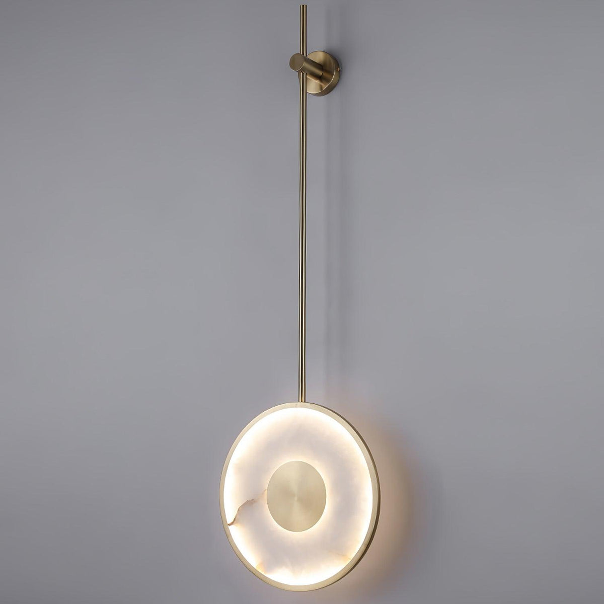 Nivirina minimalistyczna lampa wisząca ze szkła alabastrowego