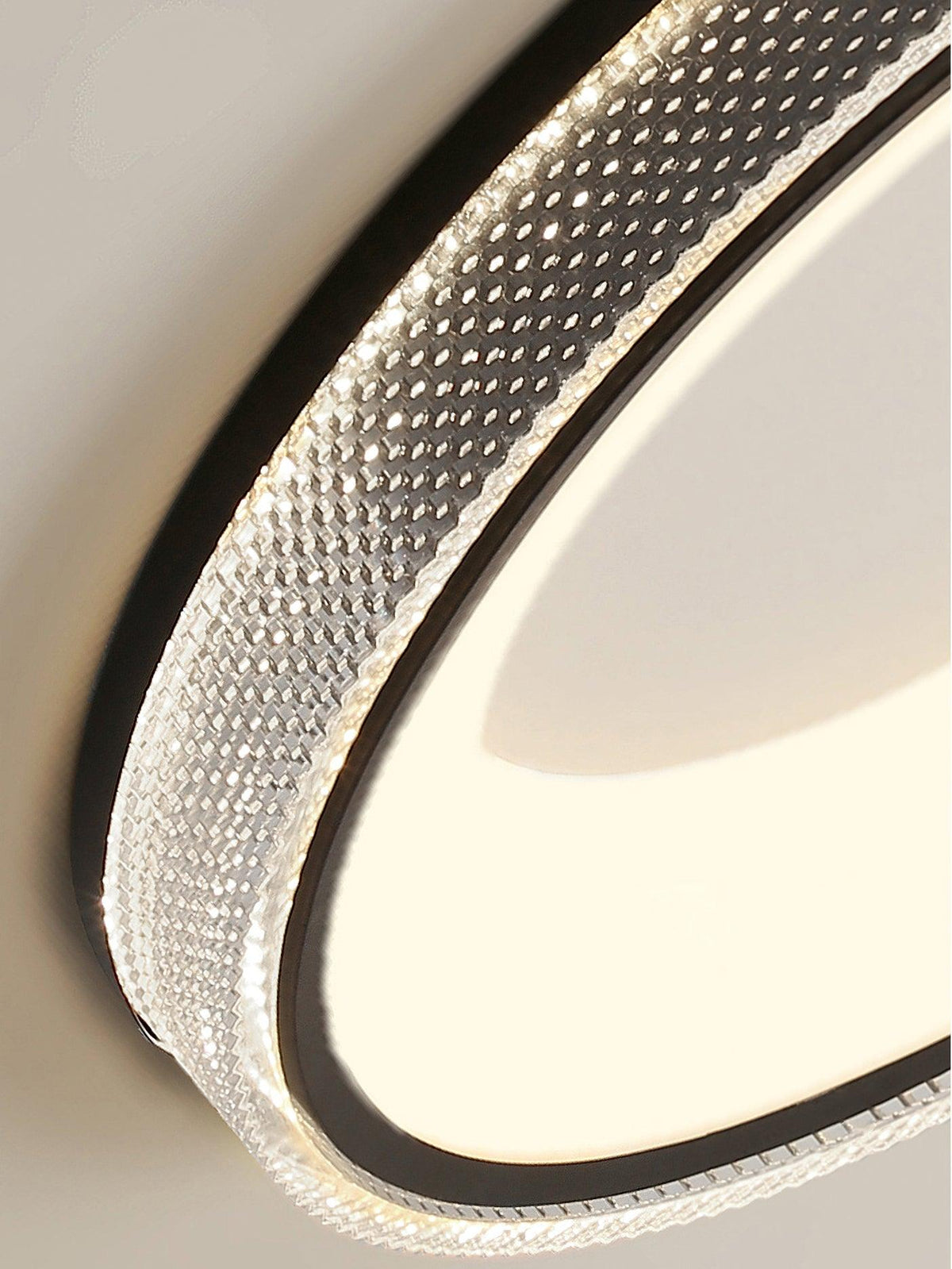 Liroxen lampa sufitowa okrągła wklęsła minimalistyczna ciepła