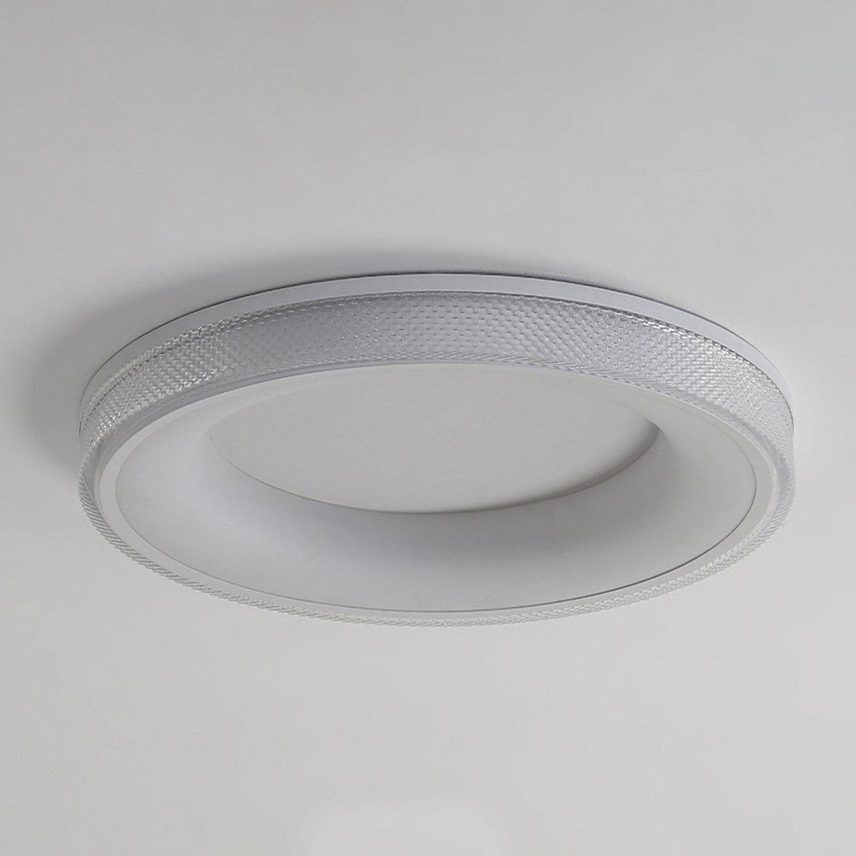 Liroxen lampa sufitowa okrągła wklęsła minimalistyczna ciepła
