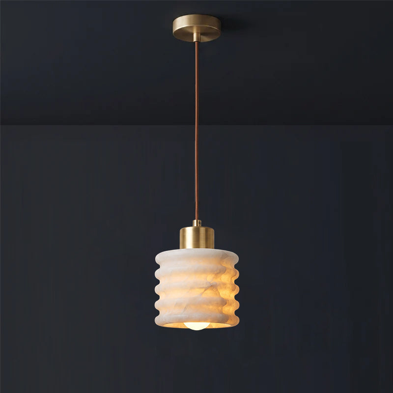 Keldenstone Lampa wisząca alabastrowa
