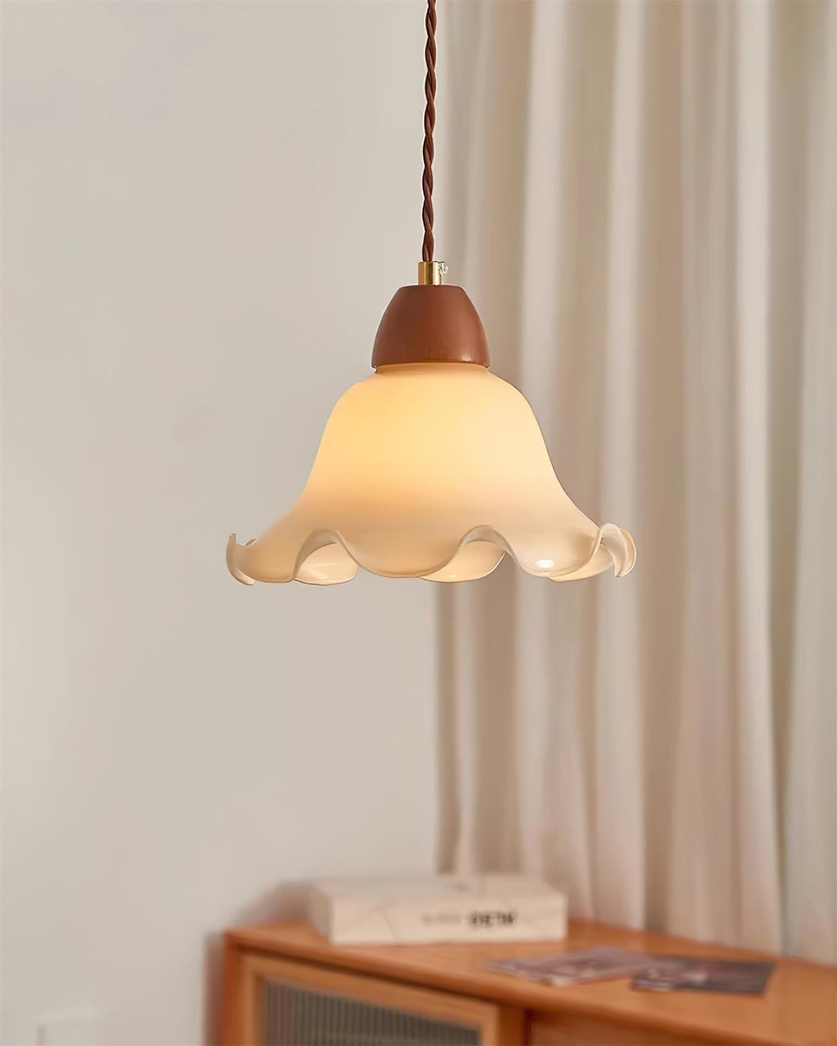 Glyna wisiorkowa lampa wisząca