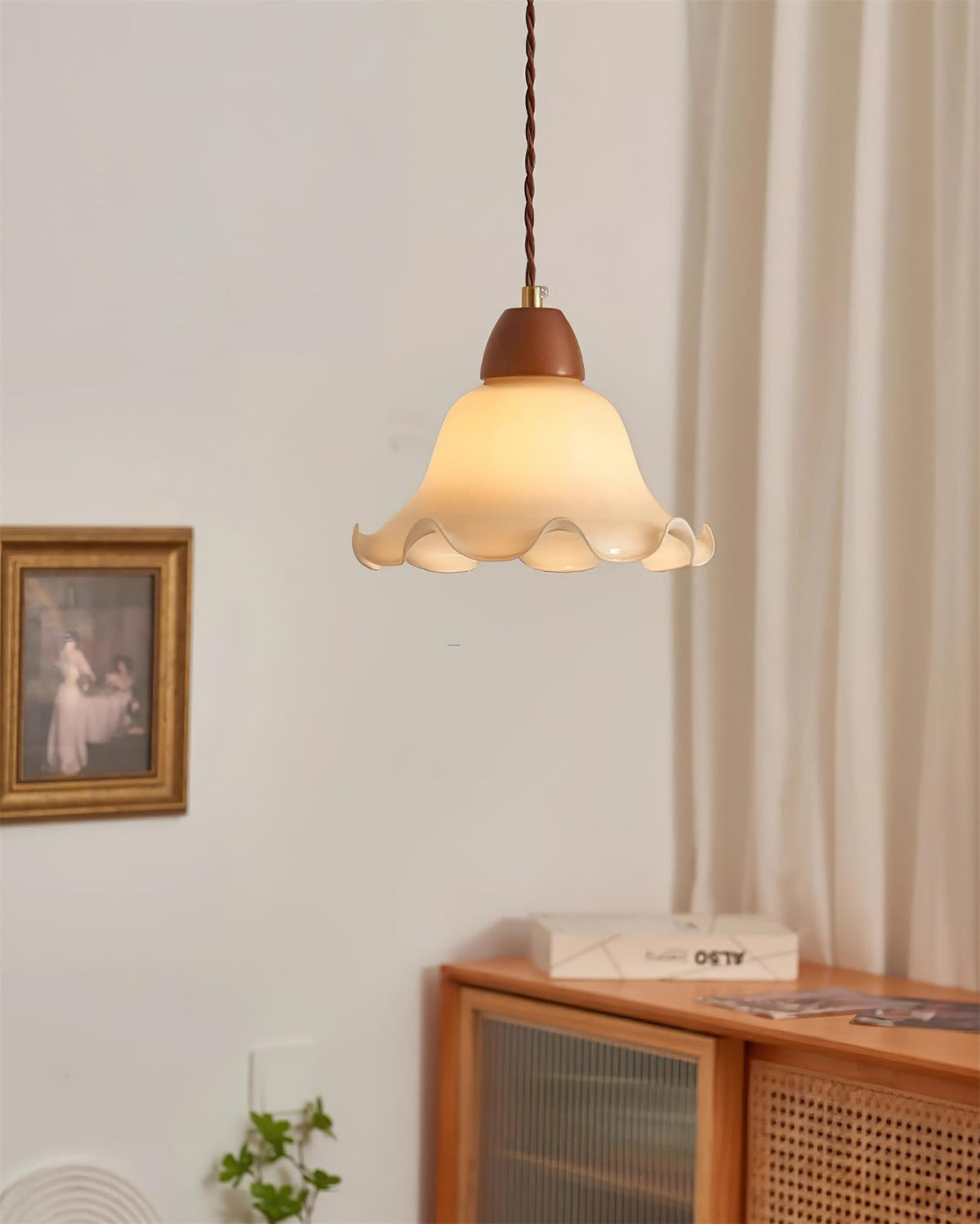 Glyna wisiorkowa lampa wisząca