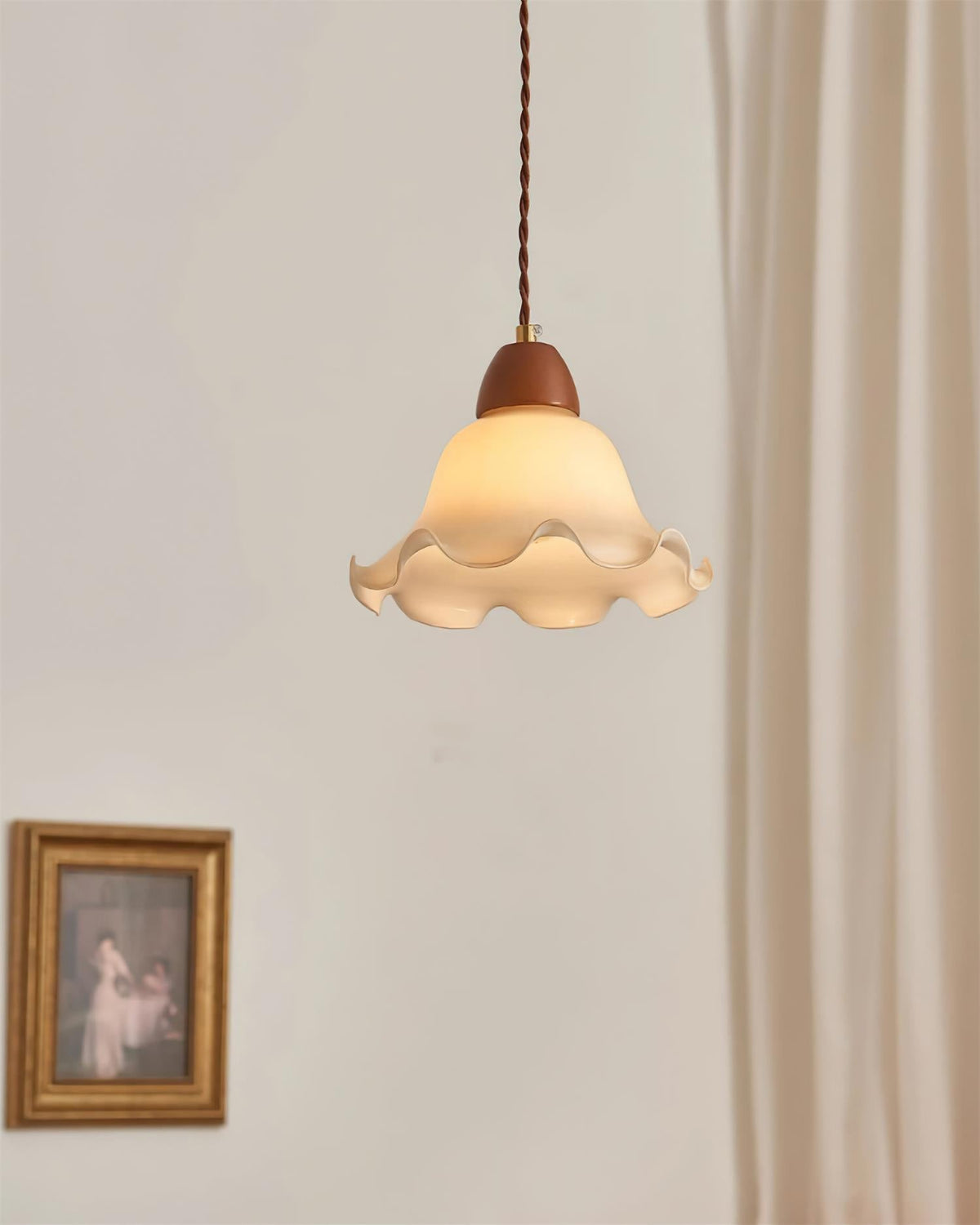Glyna wisiorkowa lampa wisząca