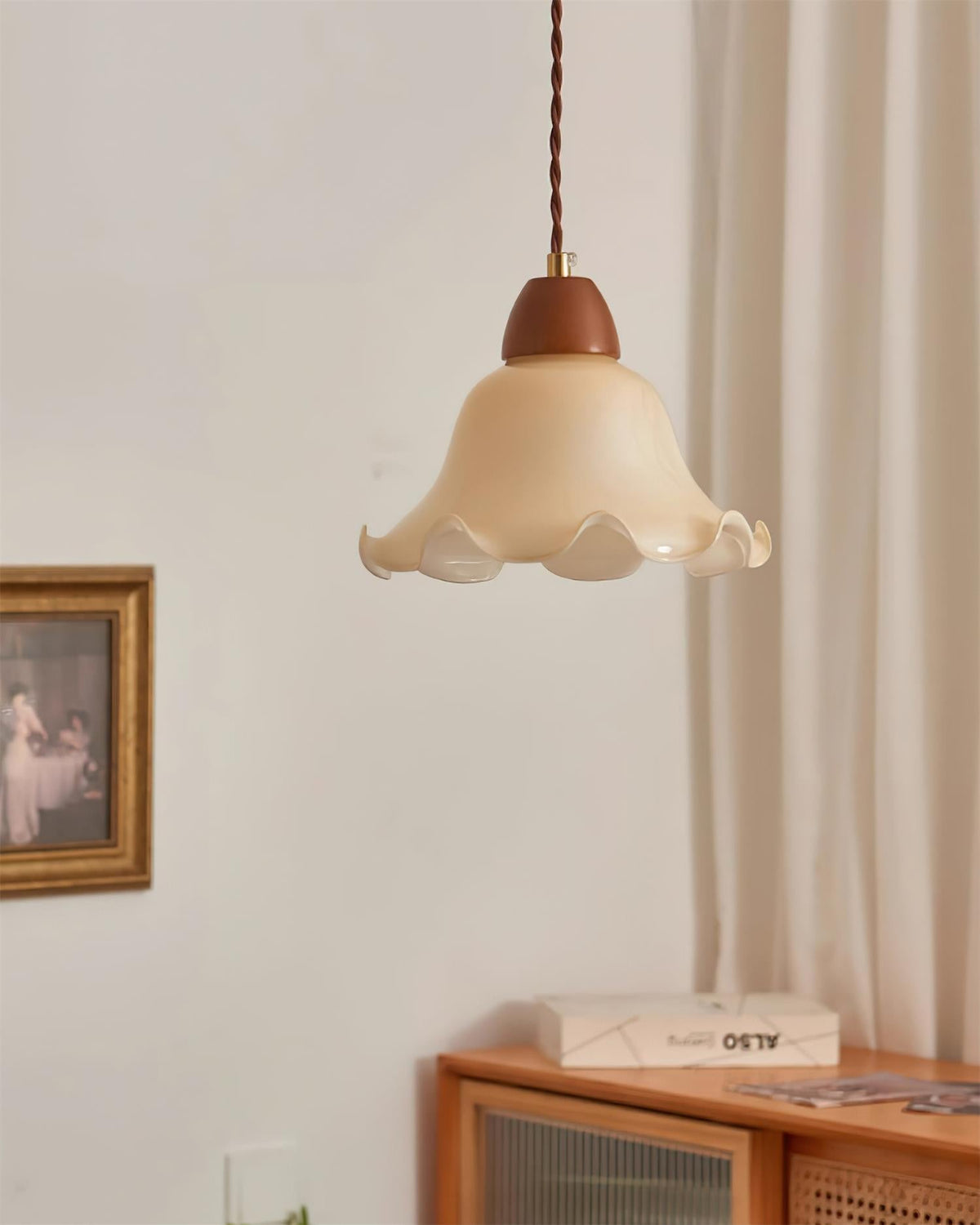Glyna wisiorkowa lampa wisząca