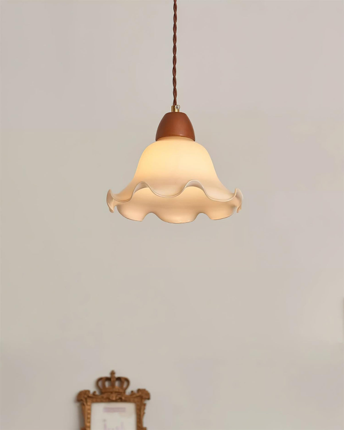 Glyna wisiorkowa lampa wisząca