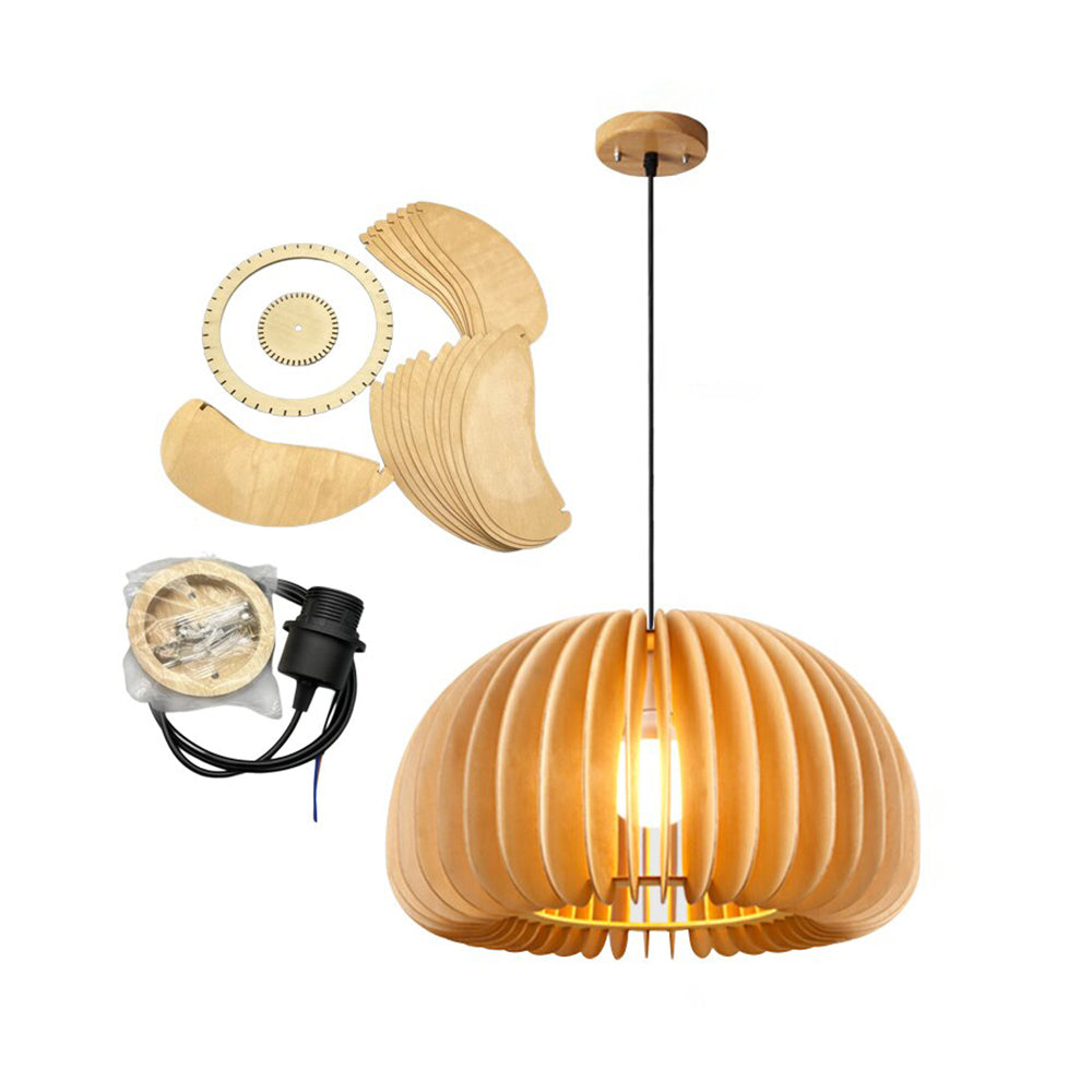 Muto Pumpkin lampa wisząca, drewno