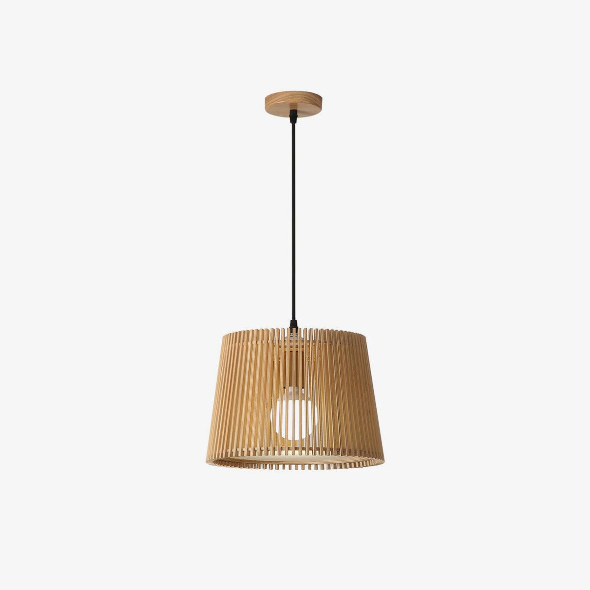 Clou wisząca lampa retro z drewna