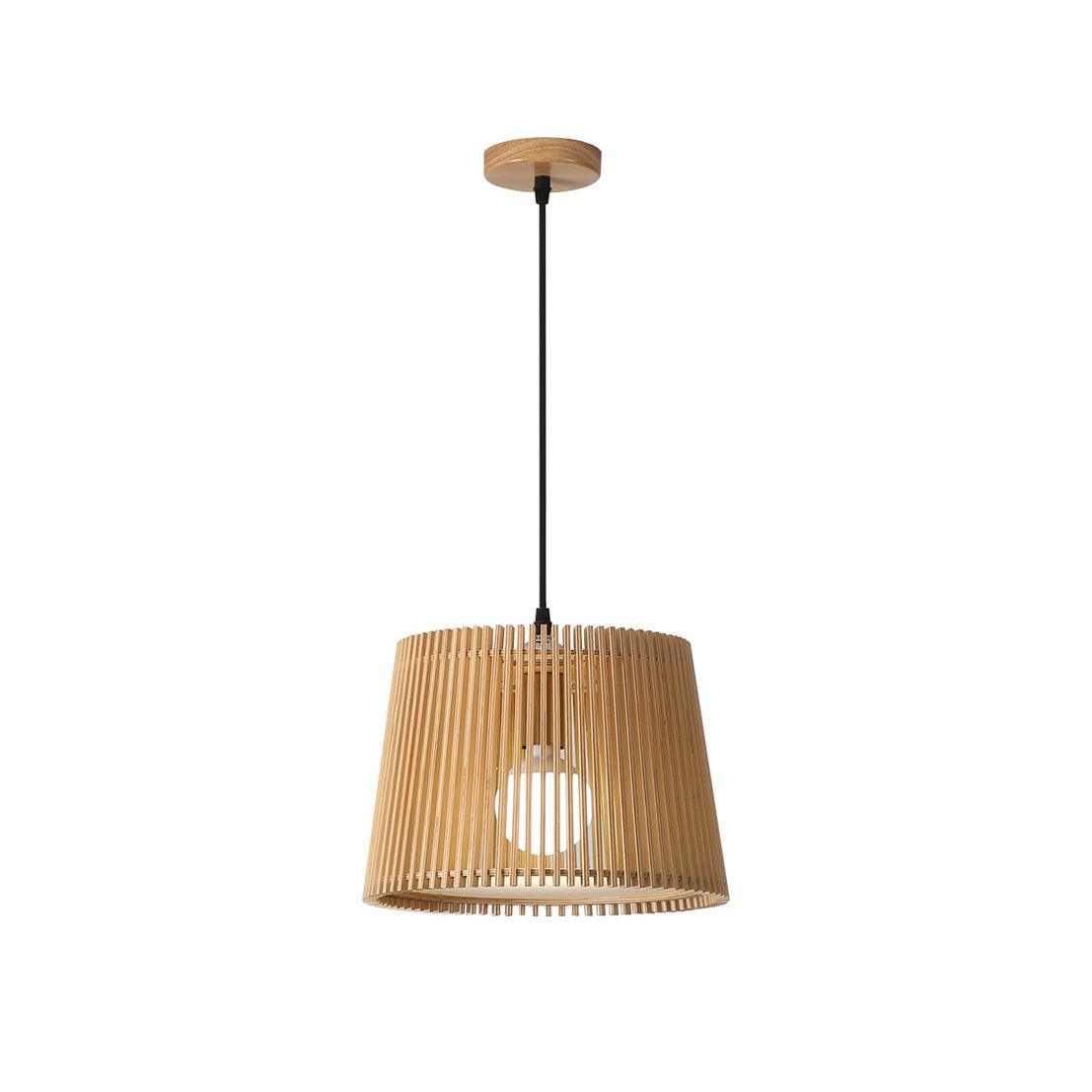 Clou wisząca lampa retro z drewna