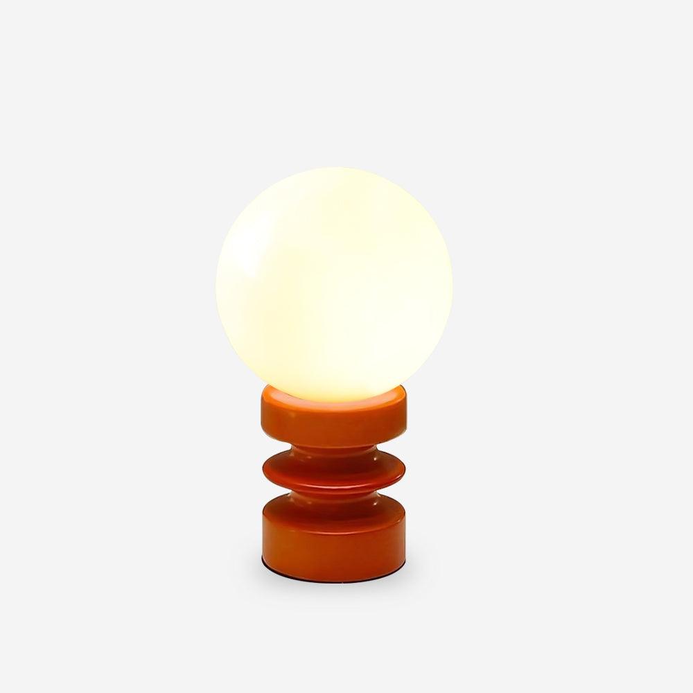 Lampa stołowa Sorinira ze szkła i drewna