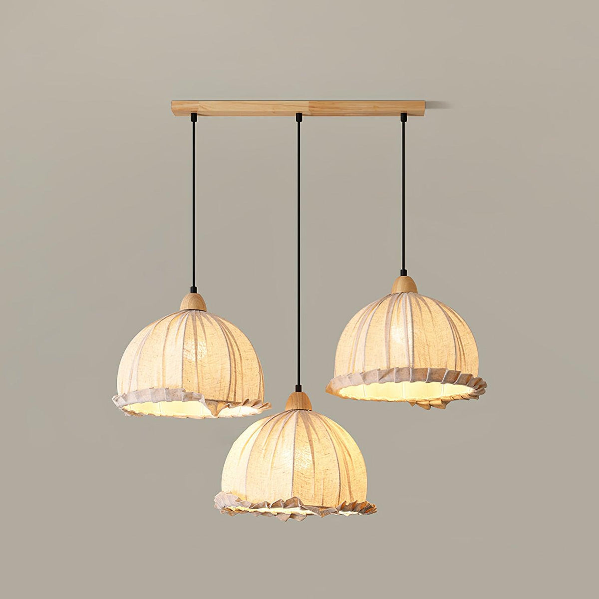 Shell minimalistyczna lampa wisząca ze szkła