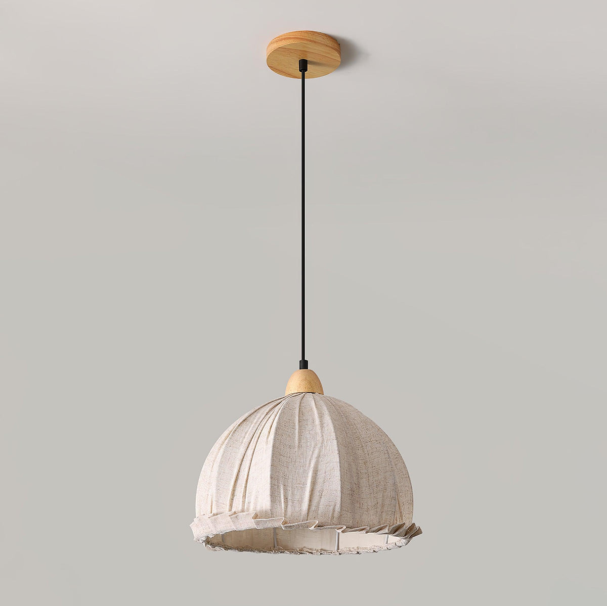 Shell minimalistyczna lampa wisząca ze szkła