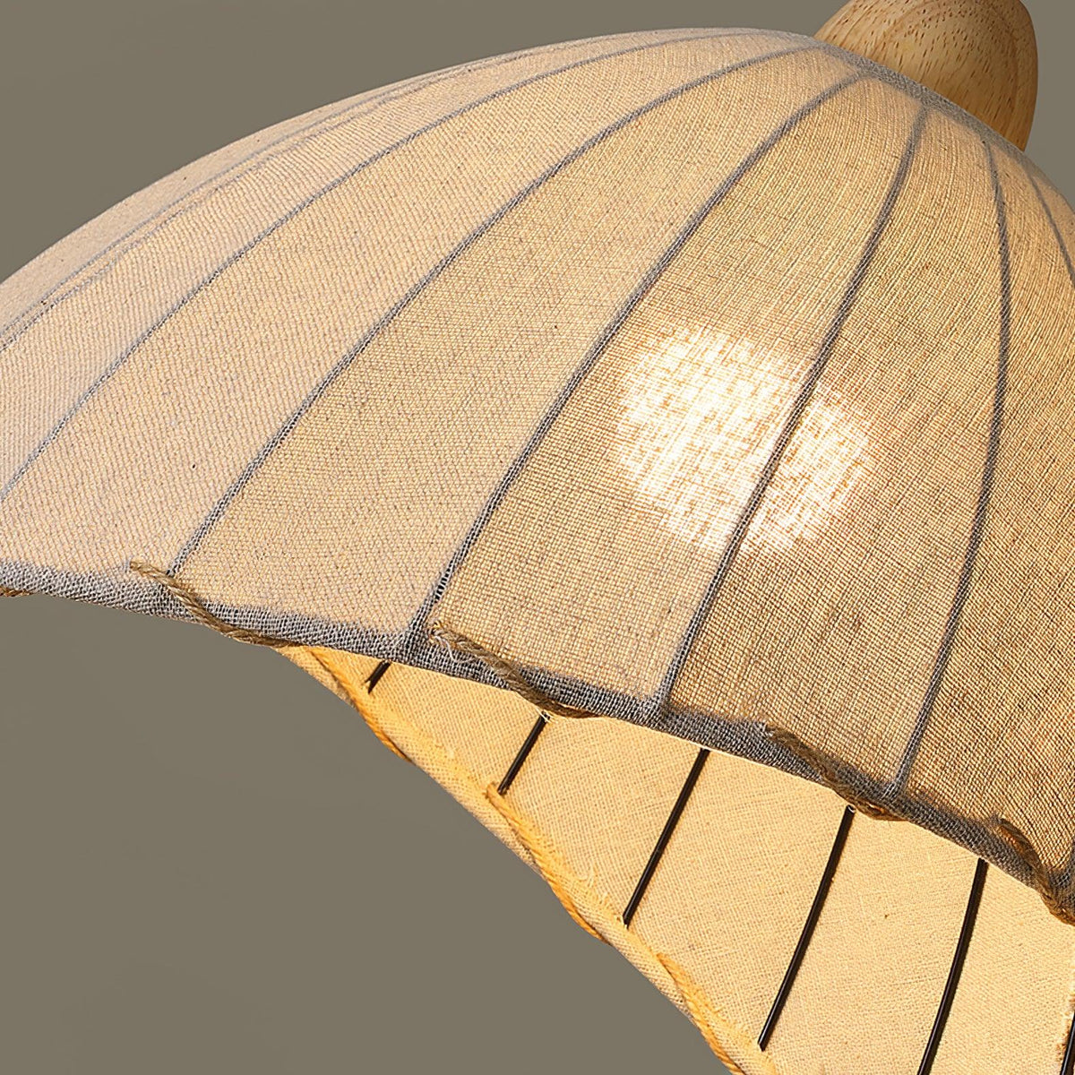 Shell minimalistyczna lampa wisząca ze szkła