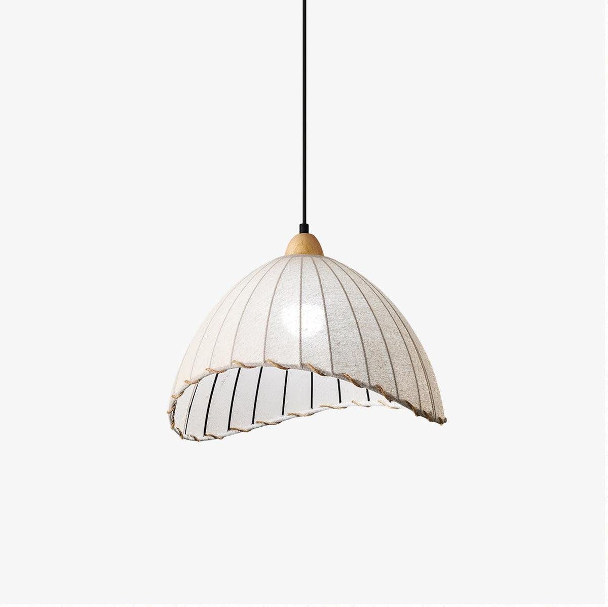 Shell minimalistyczna lampa wisząca ze szkła