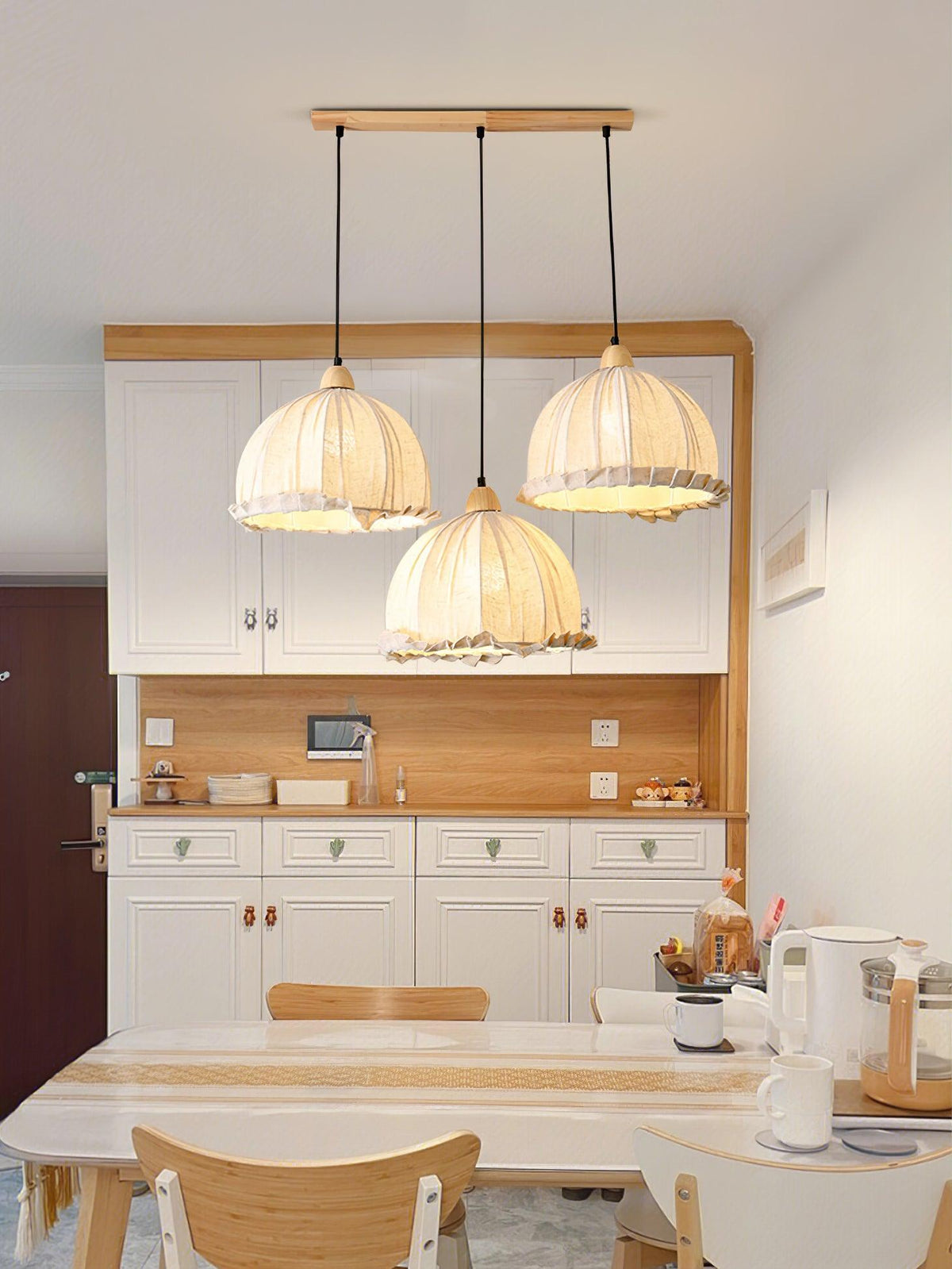 Shell minimalistyczna lampa wisząca ze szkła