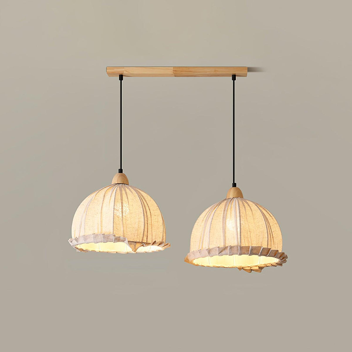 Shell minimalistyczna lampa wisząca ze szkła