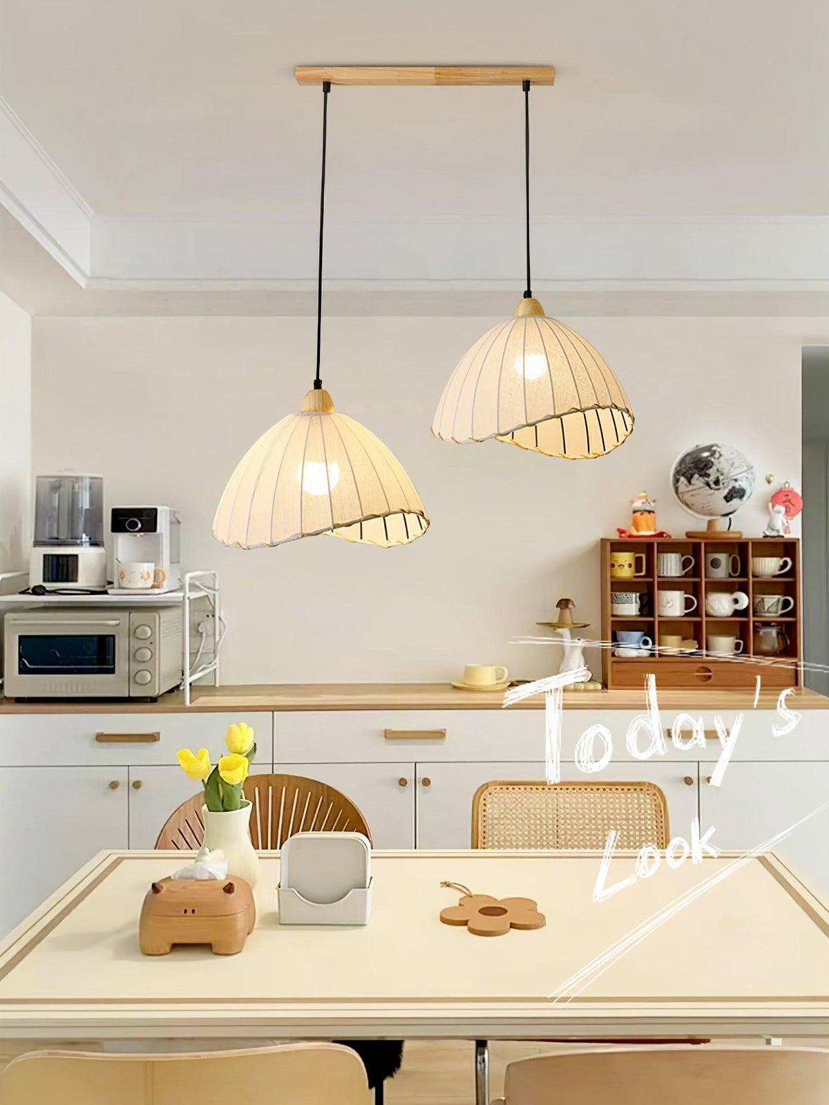Shell minimalistyczna lampa wisząca ze szkła