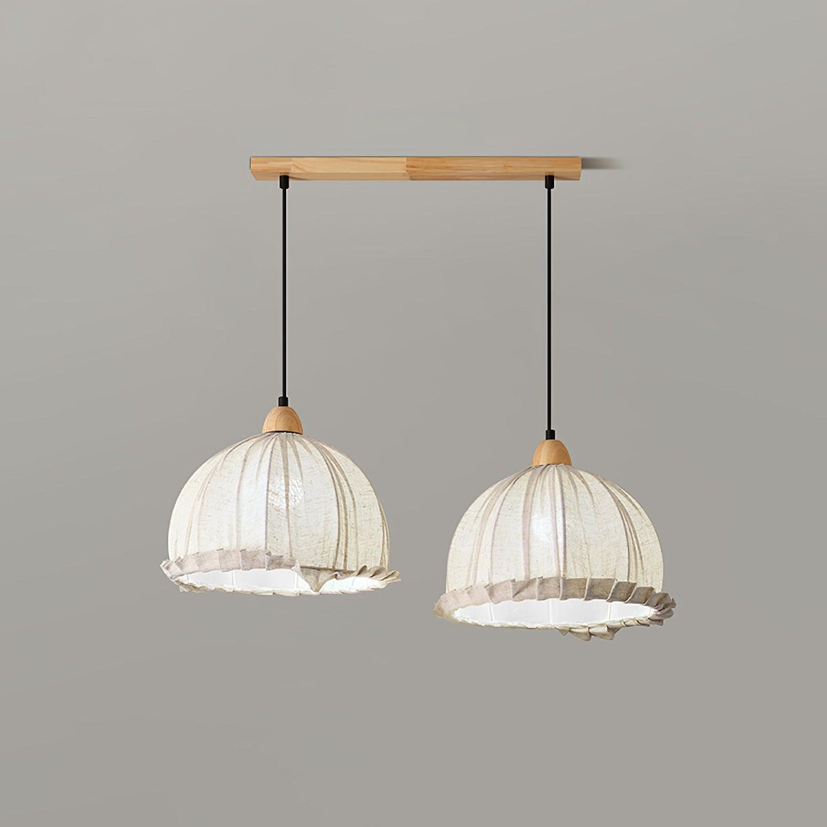 Shell minimalistyczna lampa wisząca ze szkła