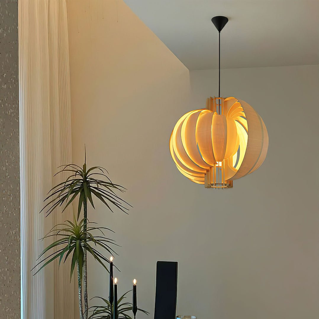 Ivraeus Premium Elegance Ring drewniana lampa wisząca