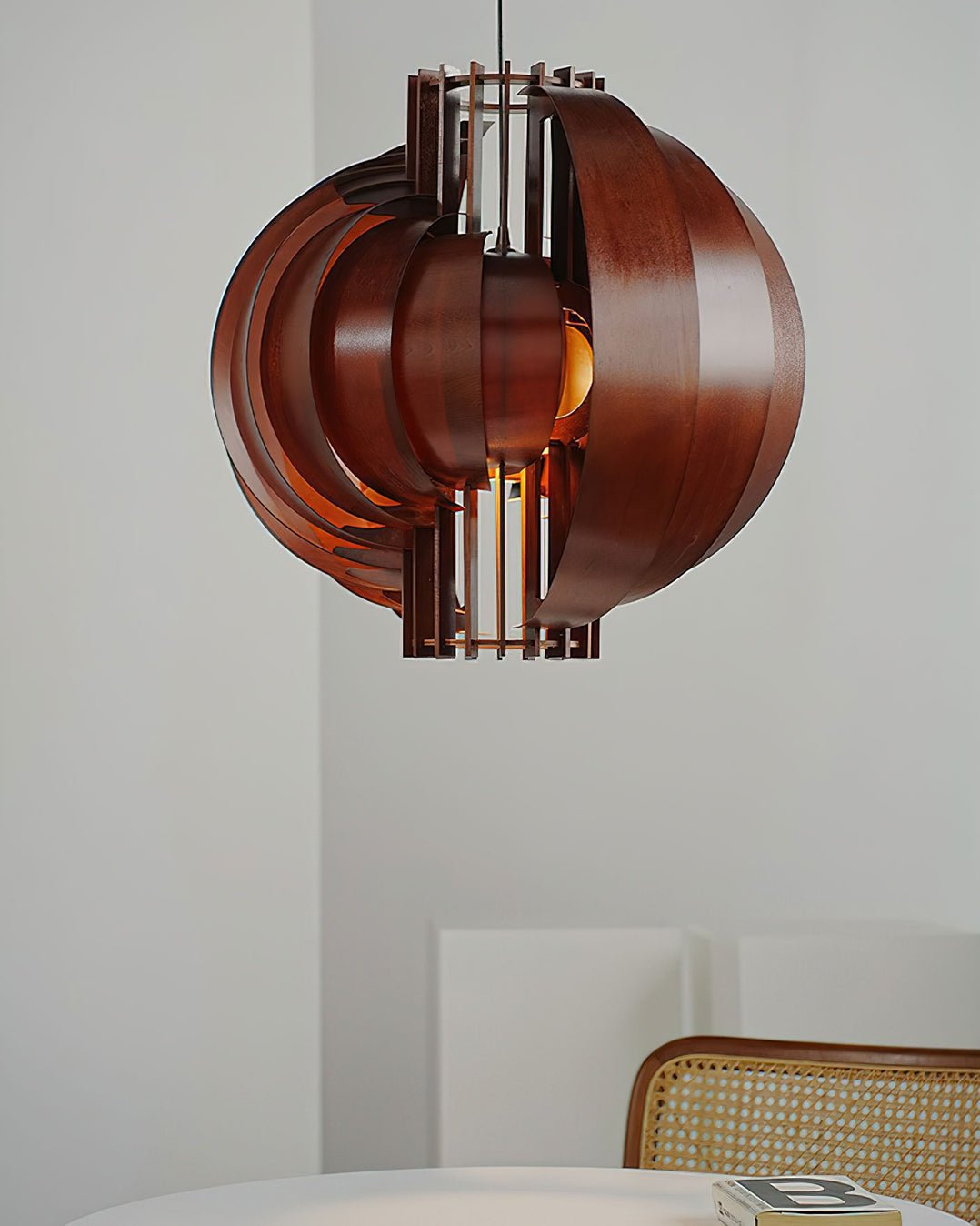 Ivraeus Premium Elegance Ring drewniana lampa wisząca
