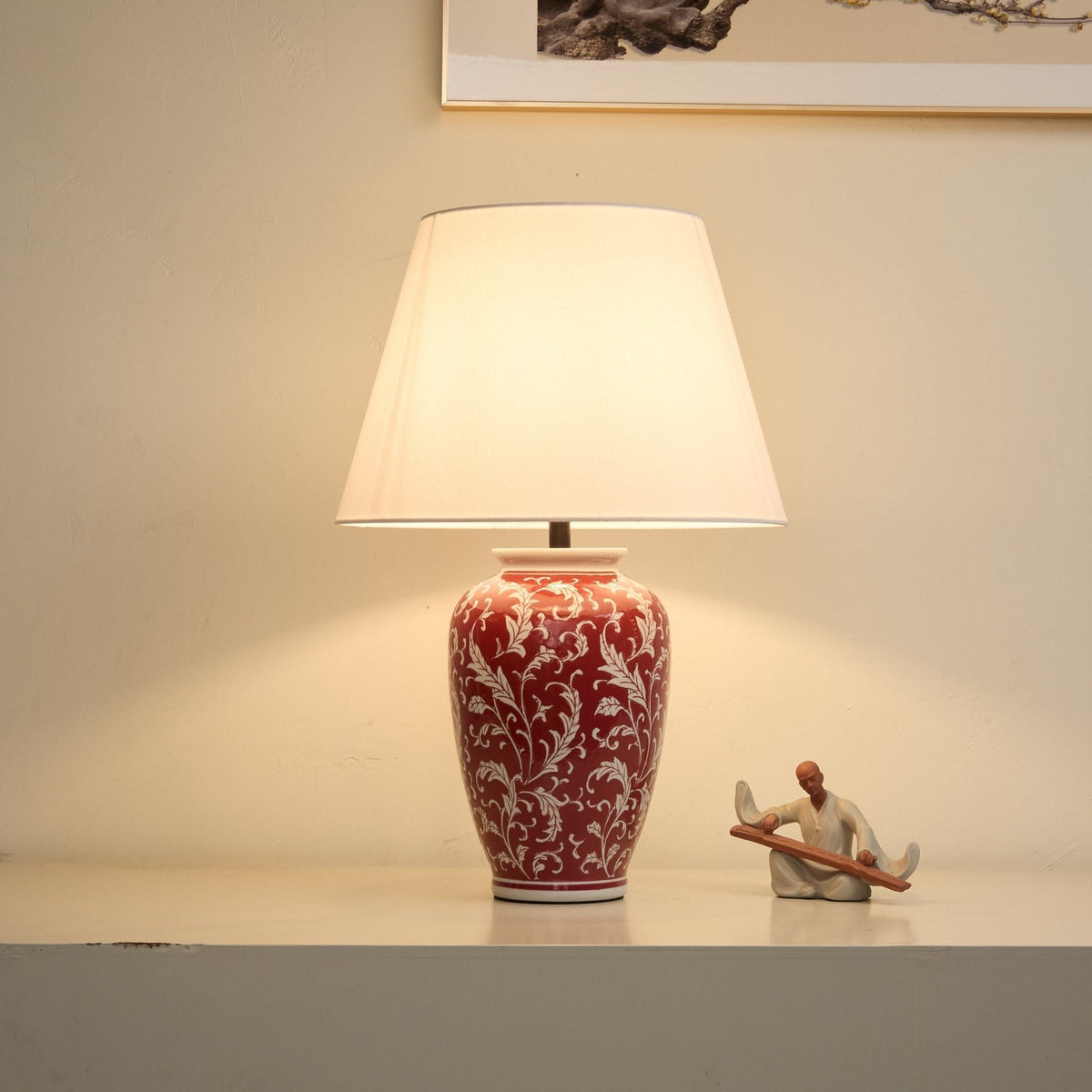 Ceraeria Vine ceramiczna lampa stołowa