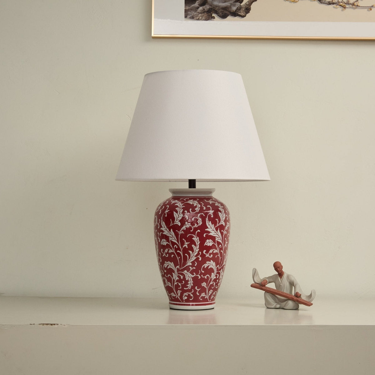 Ceraeria Vine ceramiczna lampa stołowa