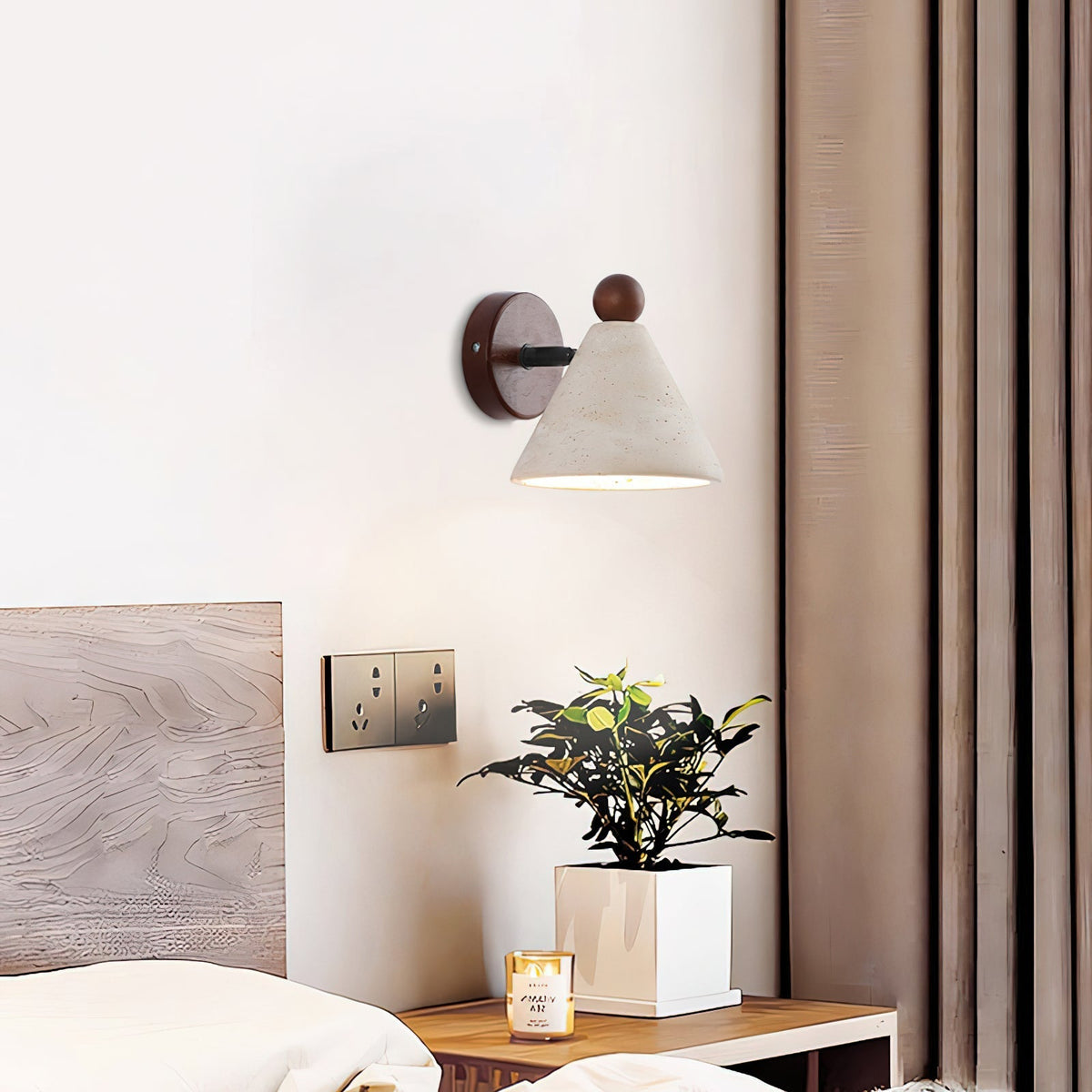 Basil Travertine kinkiet