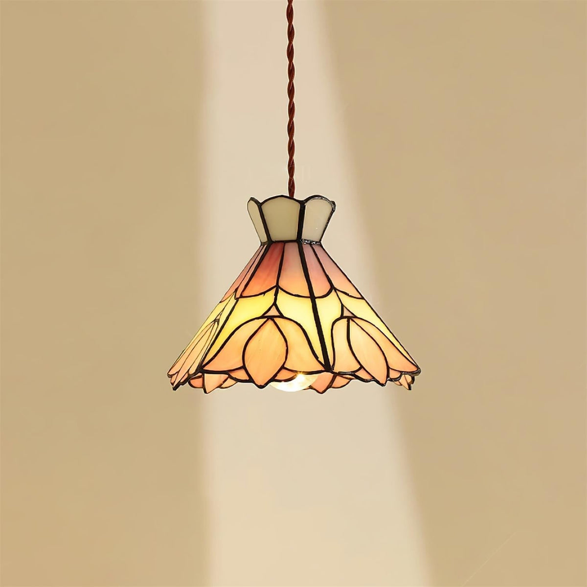 Rose lampa wisząca ze szkła