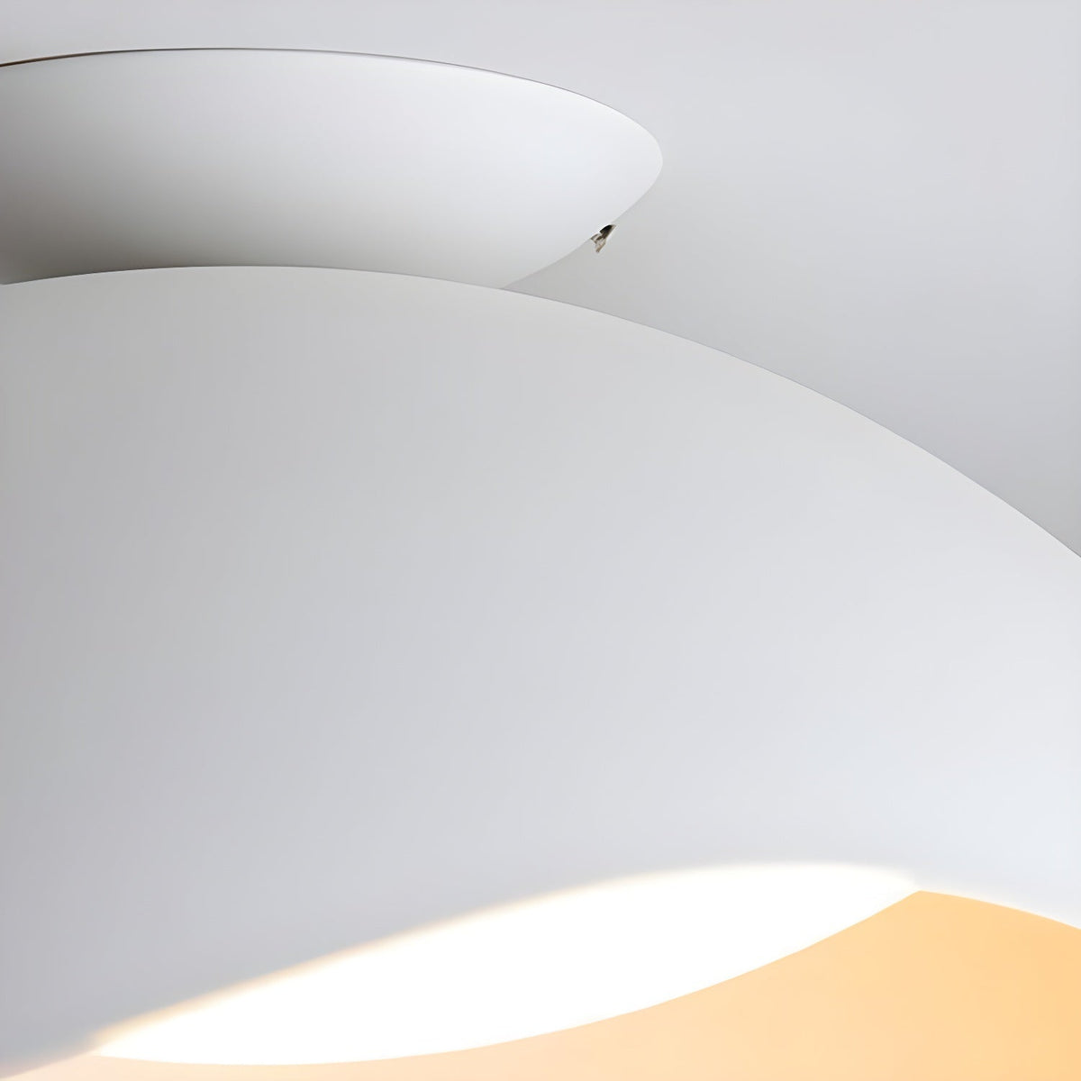 Myox lampa sufitowa w kształcie miski z falami