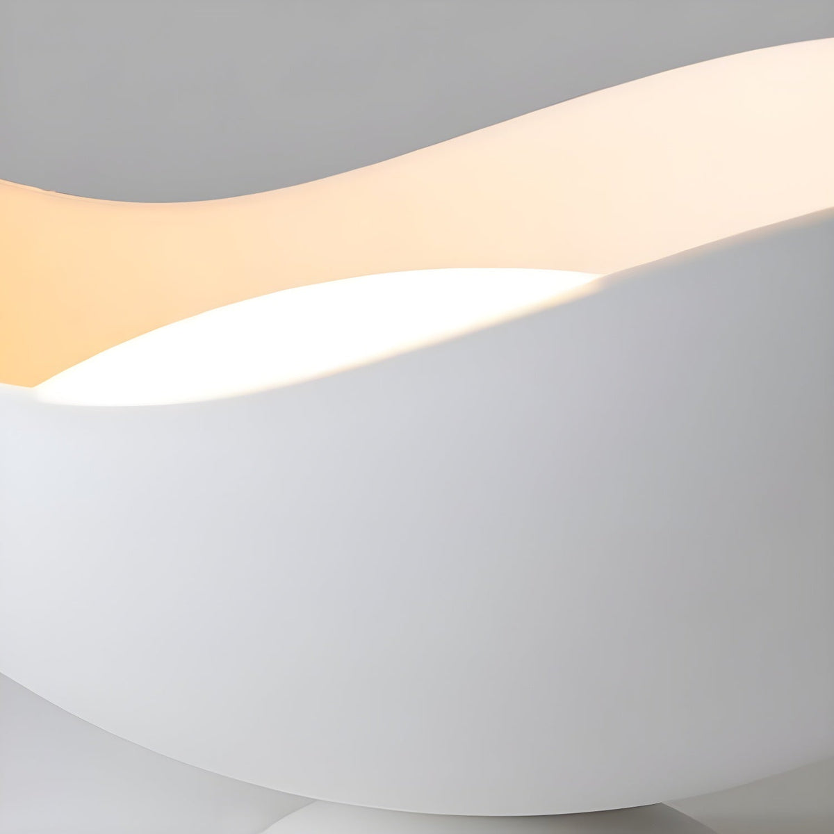 Myox lampa sufitowa w kształcie miski z falami