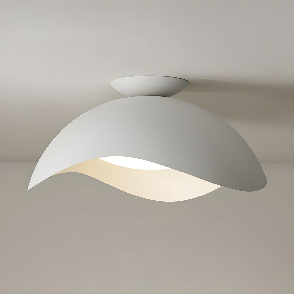 Myox lampa sufitowa w kształcie miski z falami