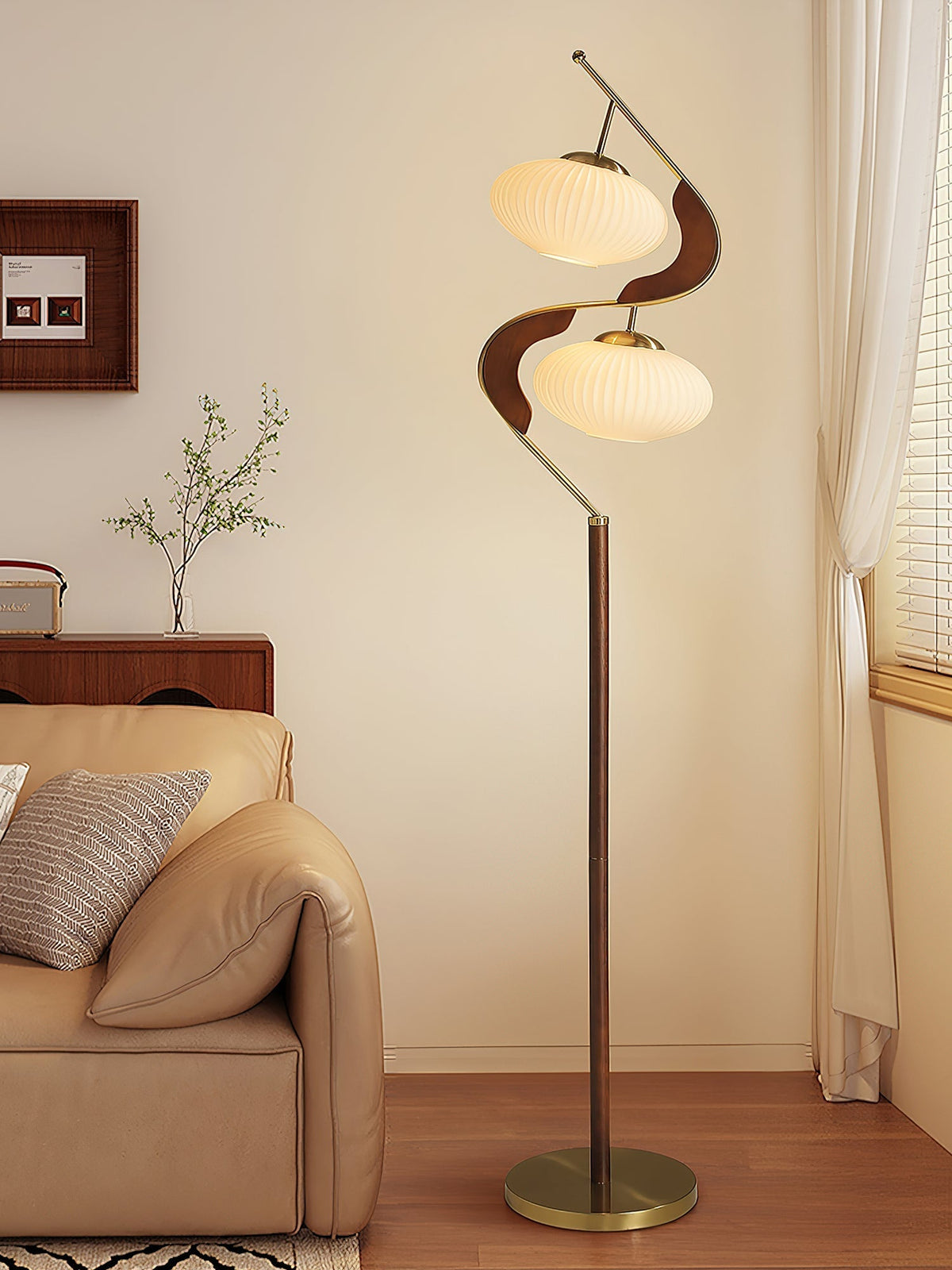 Miruaya nowoczesna lampa stojąca