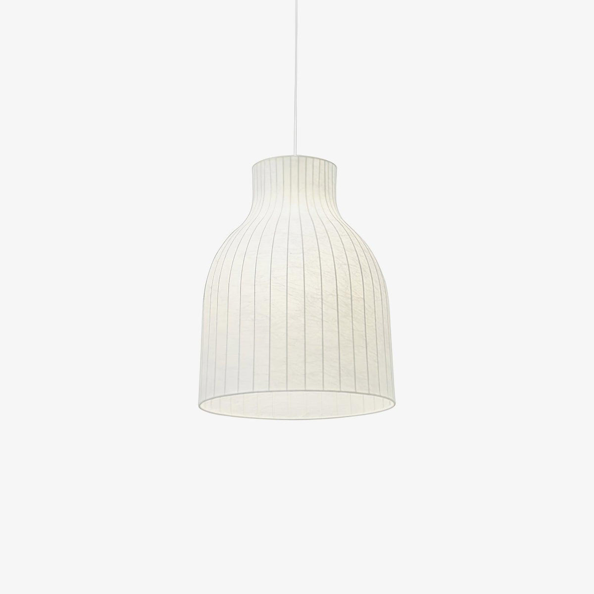Teriivora lampa wisząca ze szkła jedwabnego o fakturze