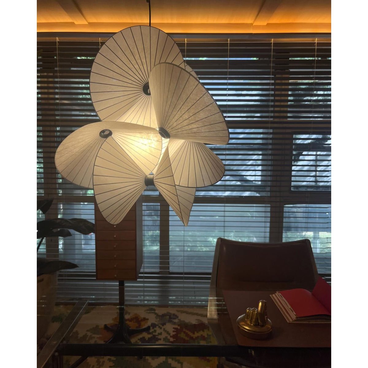 Florielle lampa wisząca z płótna