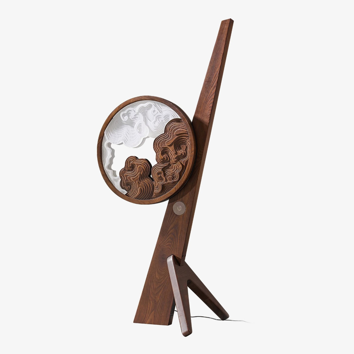 Lampa stołowa Cunoreth rustykalna ze szkła
