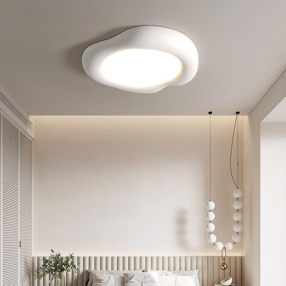 Zelaeis lampa sufitowa w kształcie jabłka z tworzywa sztucznego