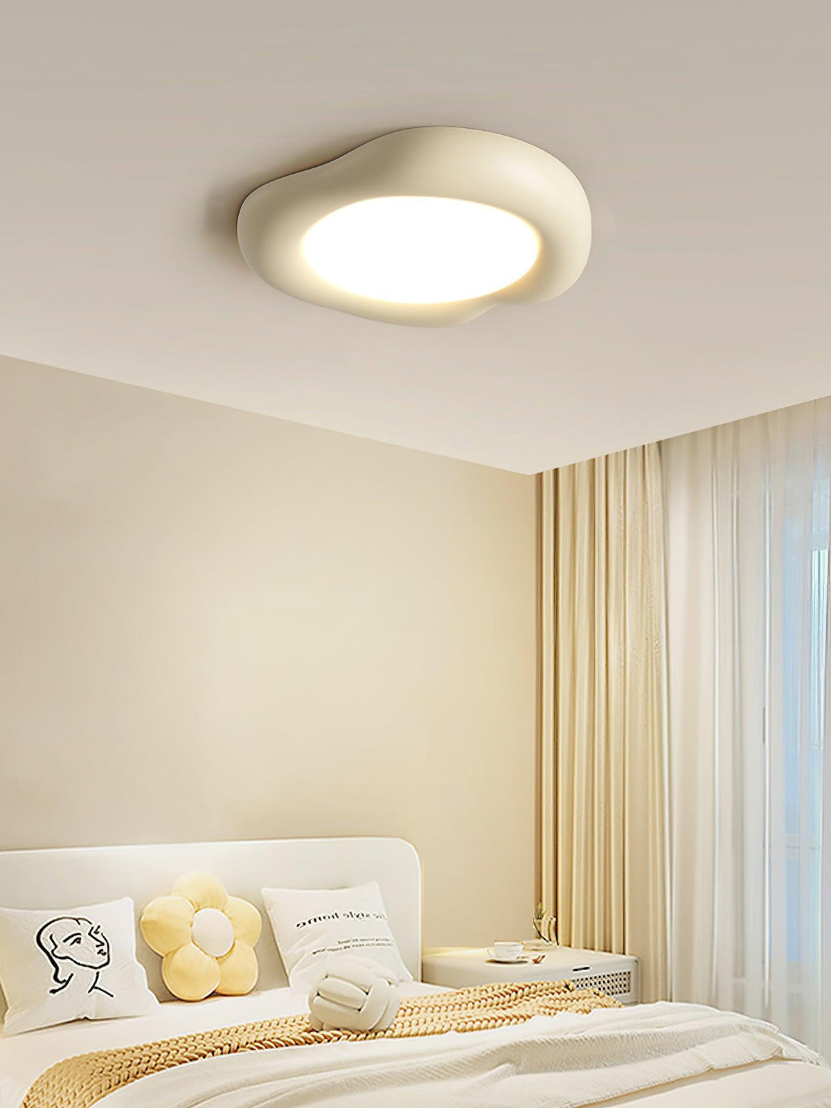 Zelaeis lampa sufitowa w kształcie jabłka z tworzywa sztucznego