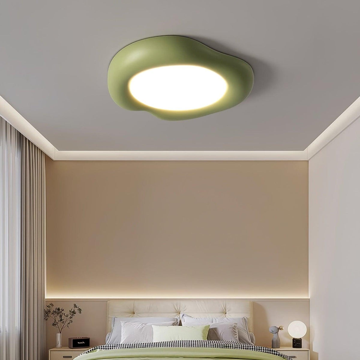 Zelaeis lampa sufitowa w kształcie jabłka z tworzywa sztucznego