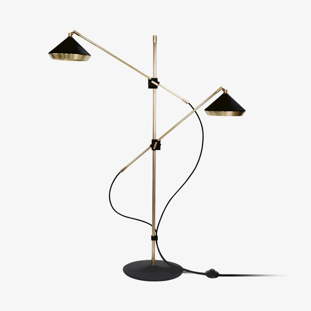 Mylirir Art Deco żyrandol ze stopu miedzi lampa stojąca