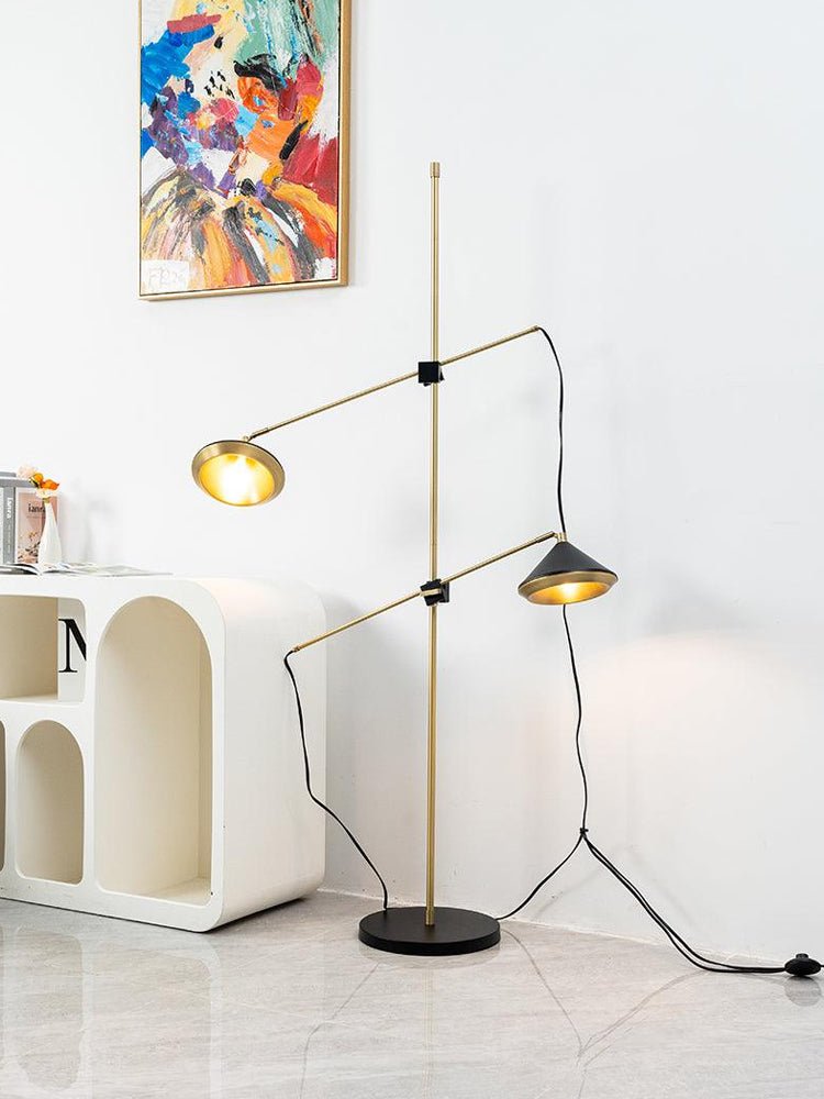 Mylirir Art Deco żyrandol ze stopu miedzi lampa stojąca