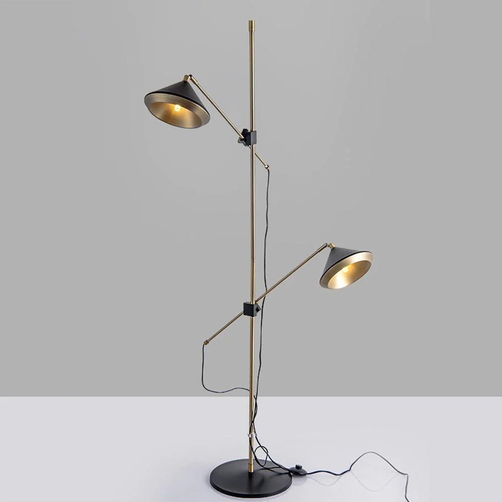 Mylirir Art Deco żyrandol ze stopu miedzi lampa stojąca