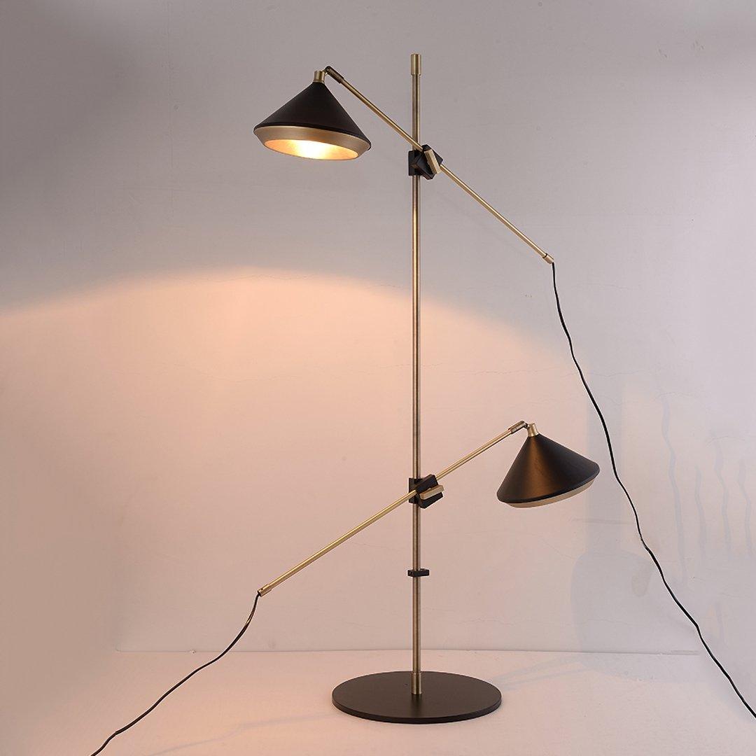 Mylirir Art Deco żyrandol ze stopu miedzi lampa stojąca
