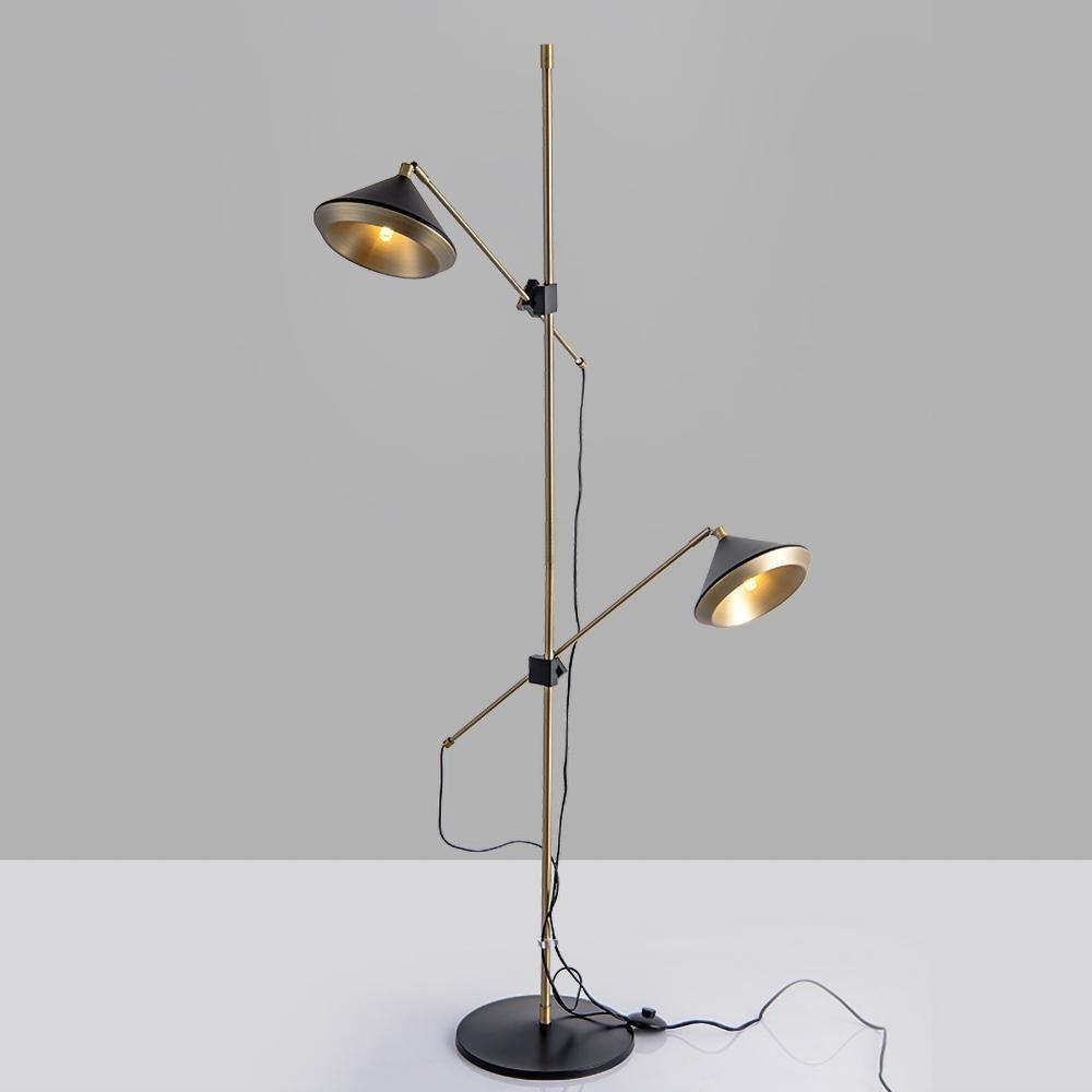 Mylirir Art Deco żyrandol ze stopu miedzi lampa stojąca