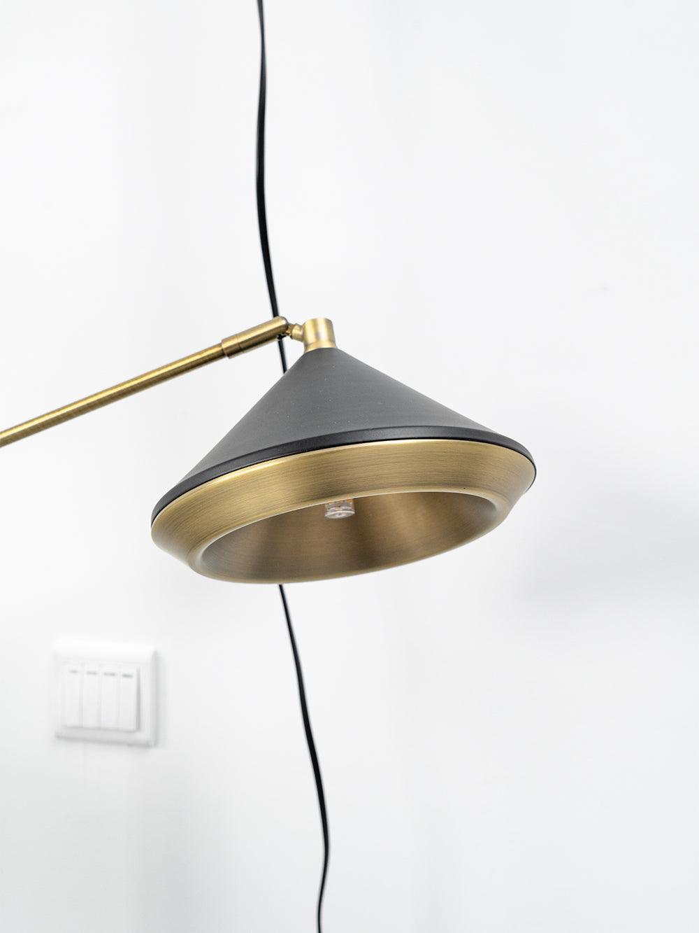 Mylirir Art Deco żyrandol ze stopu miedzi lampa stojąca