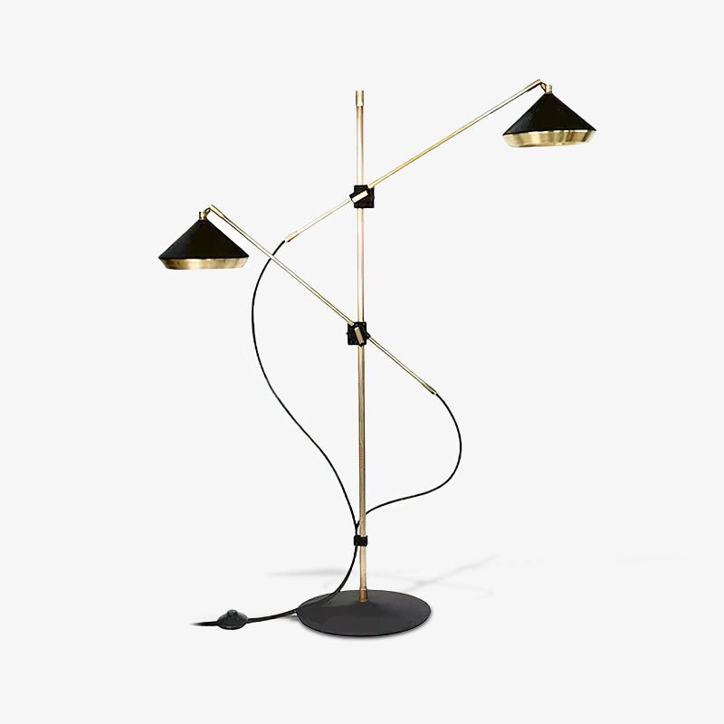 Mylirir Art Deco żyrandol ze stopu miedzi lampa stojąca