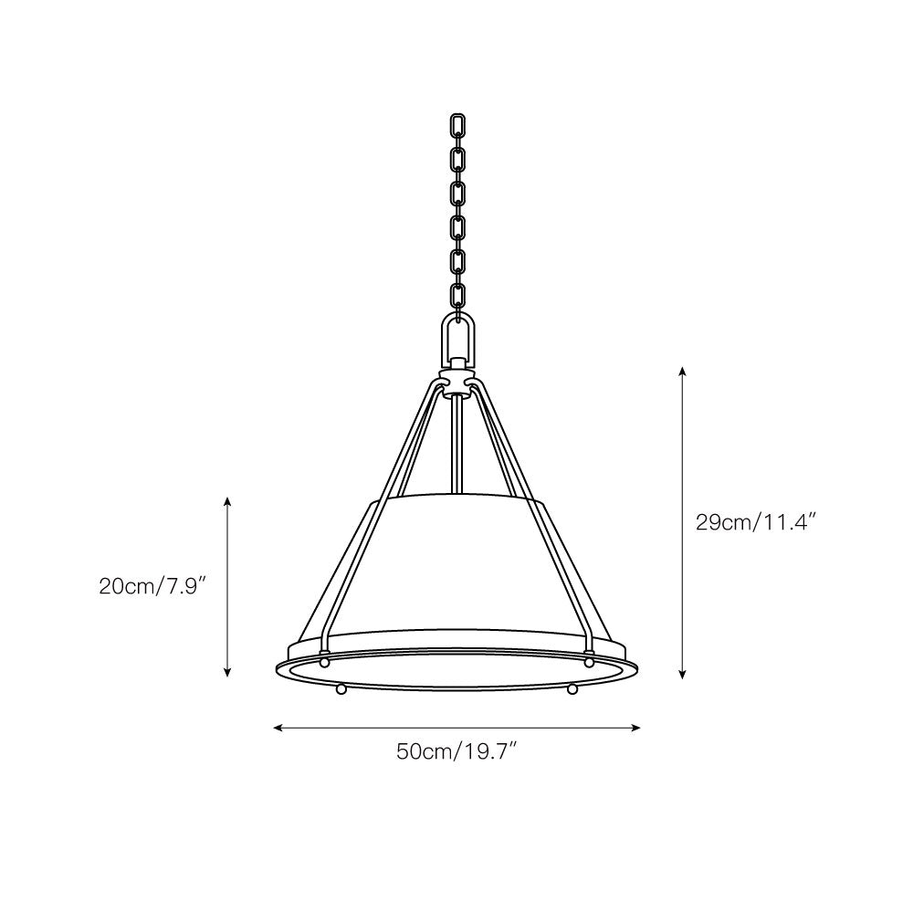 Fioeraine lampa wisząca ze szkła