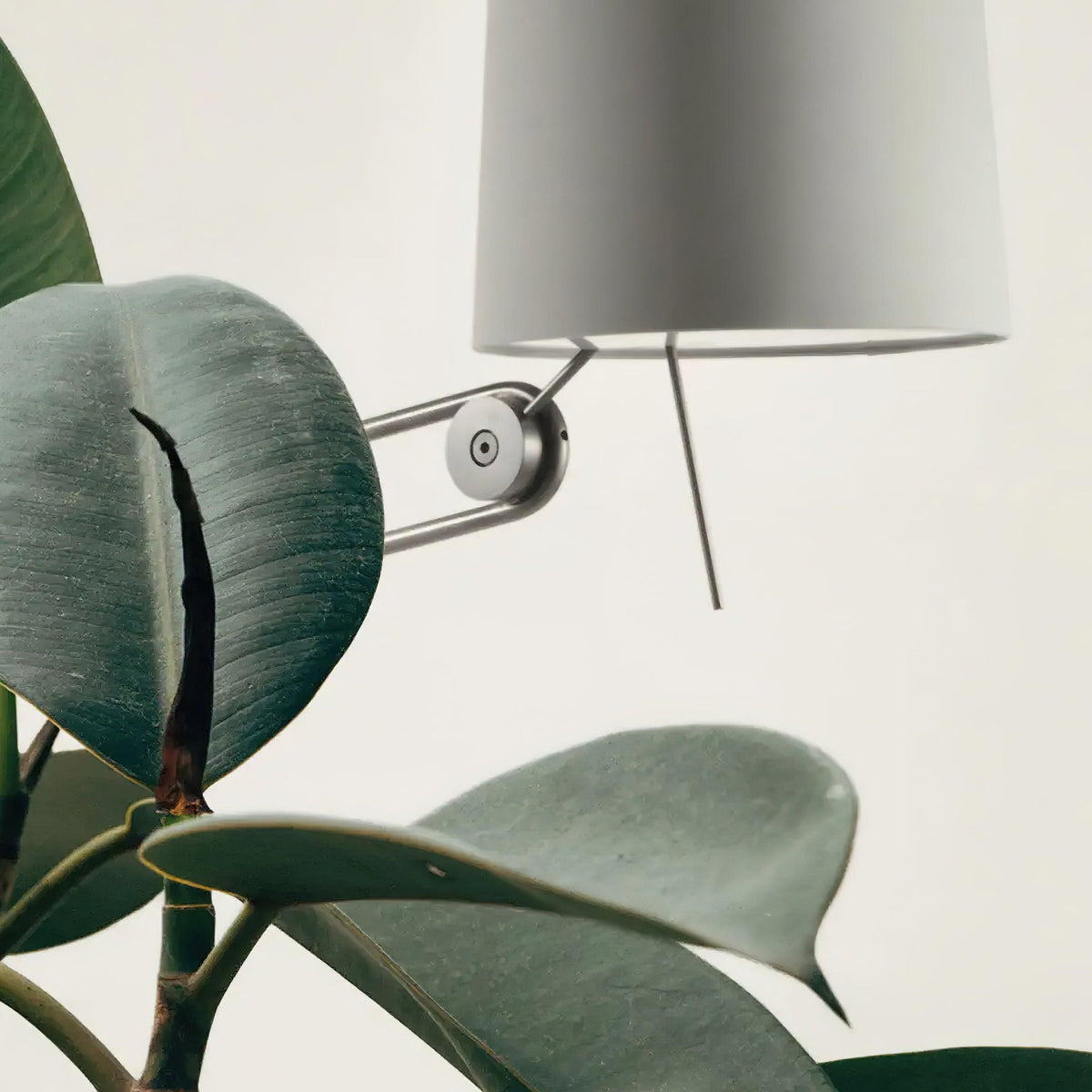 Zarina minimalistyczna lampa stojąca z płótna