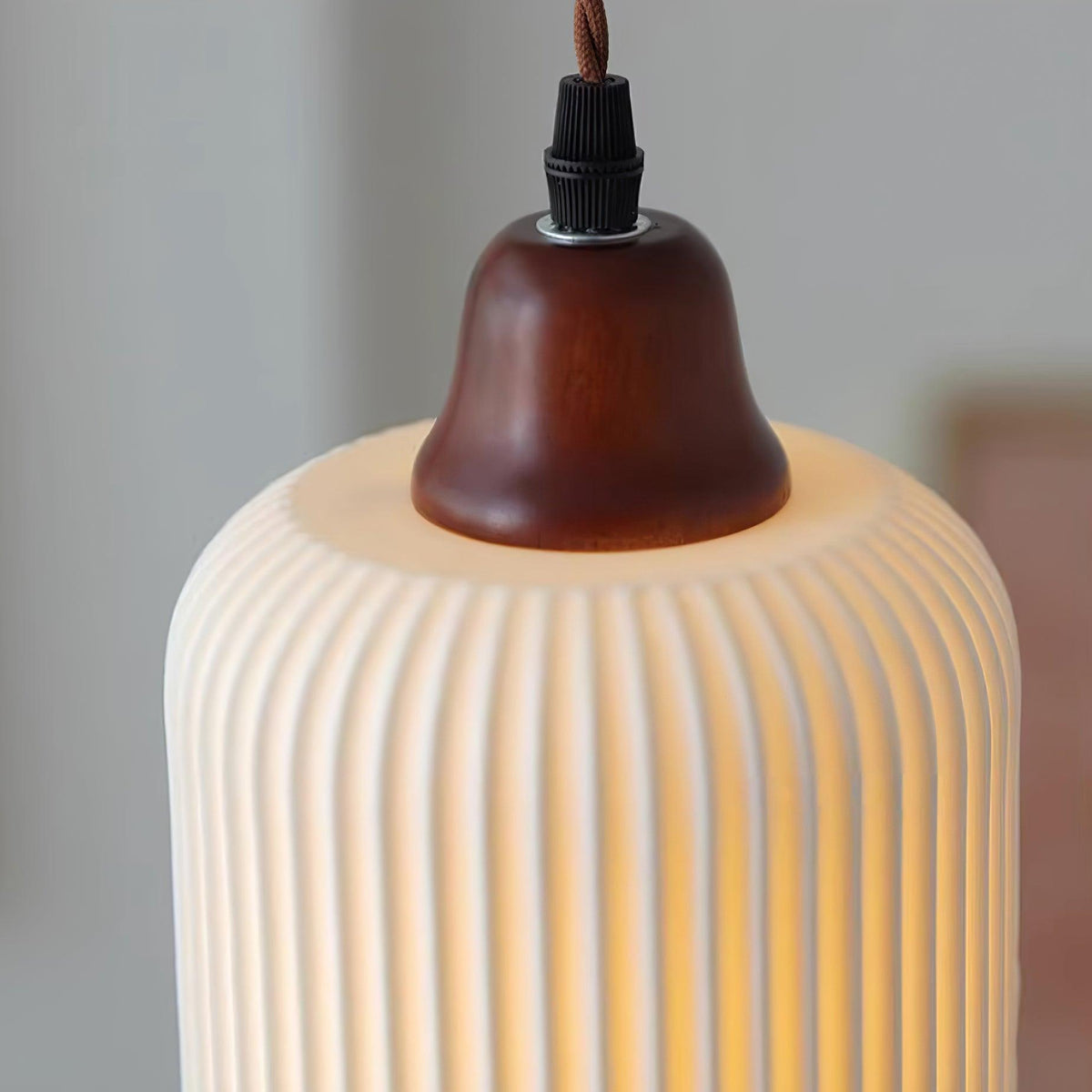 Claire lampa wisząca ze szkła porcelanowego