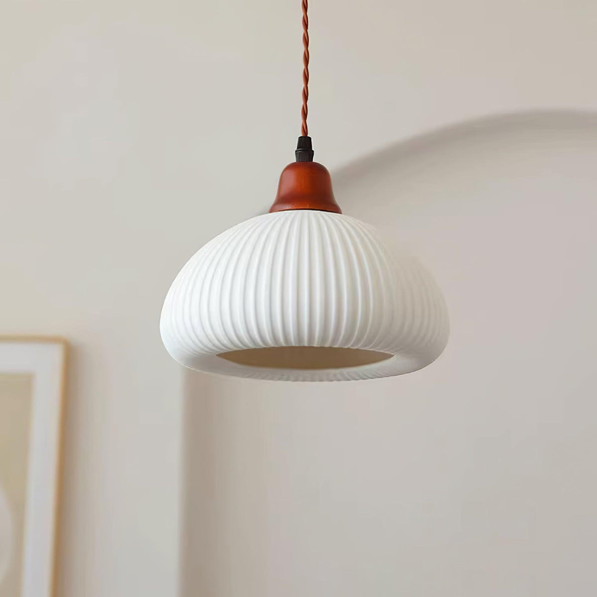 Claire lampa wisząca ze szkła porcelanowego