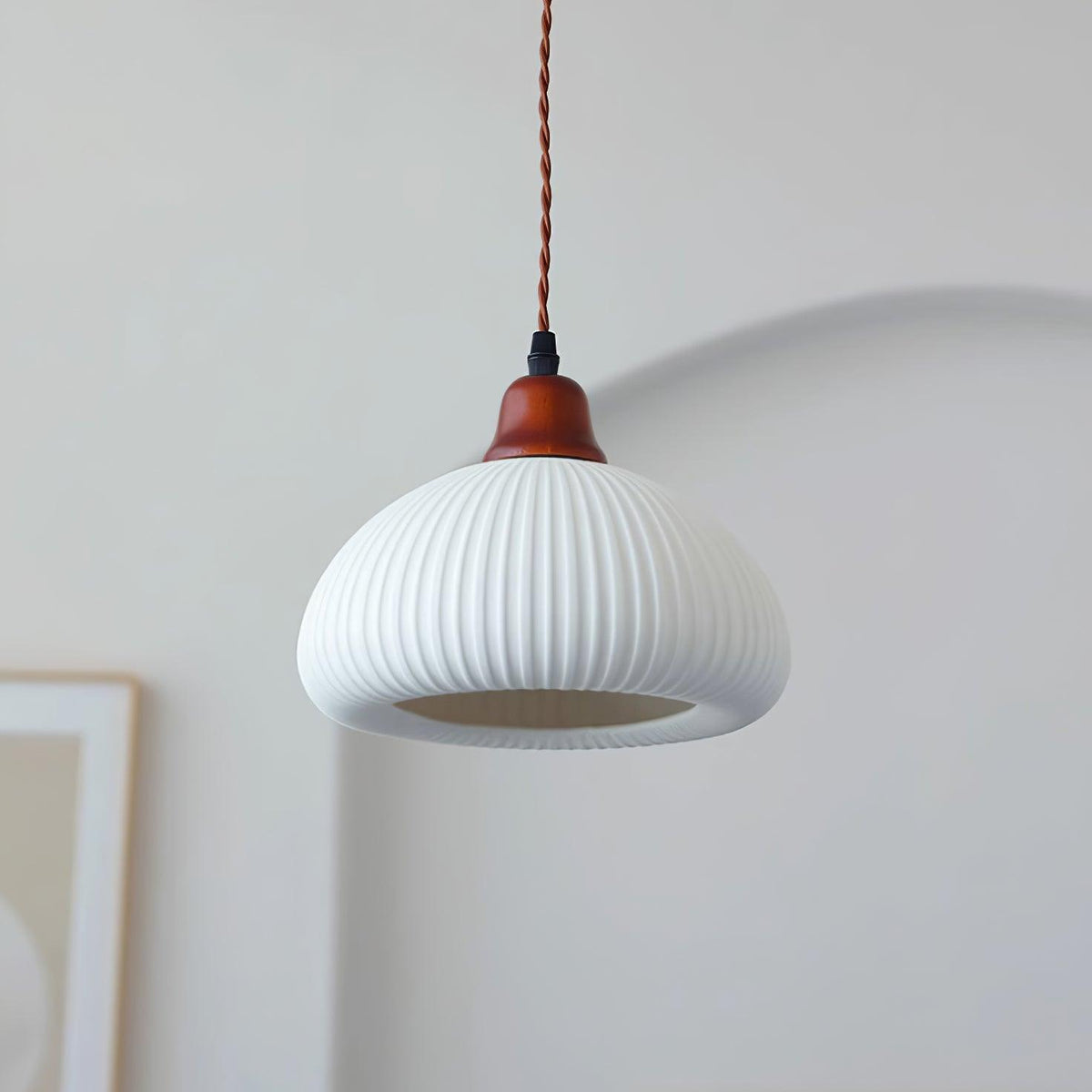 Claire lampa wisząca ze szkła porcelanowego