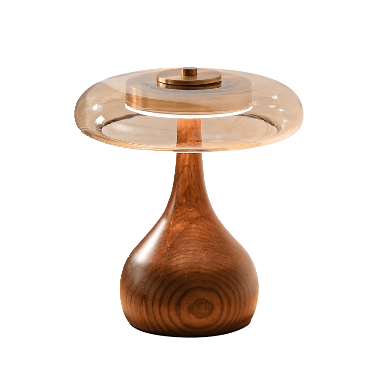 Bux nowoczesna lampa stołowa z drewna